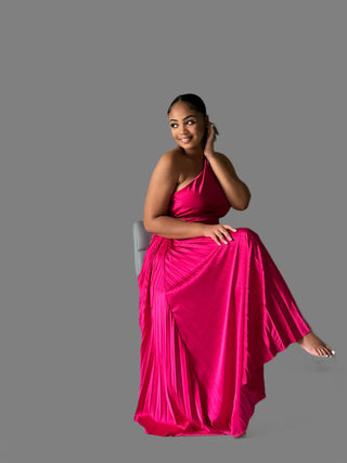 Glamorous Rose Dress Tulleys Boutique