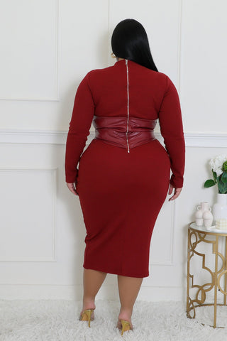 Midnight Command Ribbed Corset Dress - Tulleys Boutique