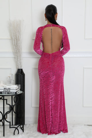 The Obsession Open-Back Party Dress