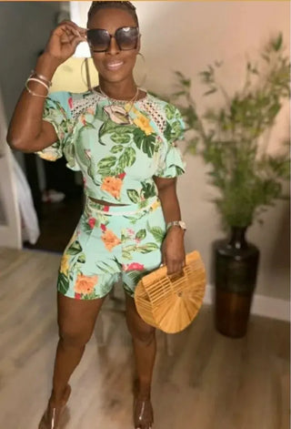 Tropical Vibes Shorts Set - Tulleys Boutique