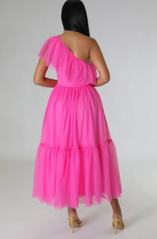 boutique tulle maxi dress for women
