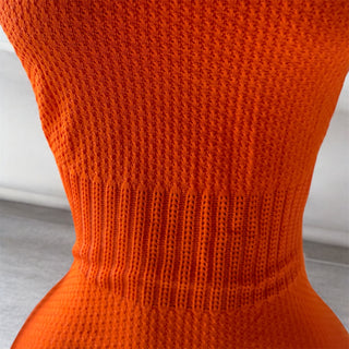 Textured knit halter midi dress vacation outfit women