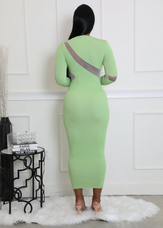 stretch mesh panel maxi dress women
