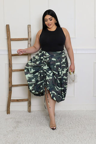 stylish camo skirt women fashion