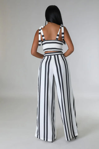 women two piece crop top pants set date night brunch outfit

